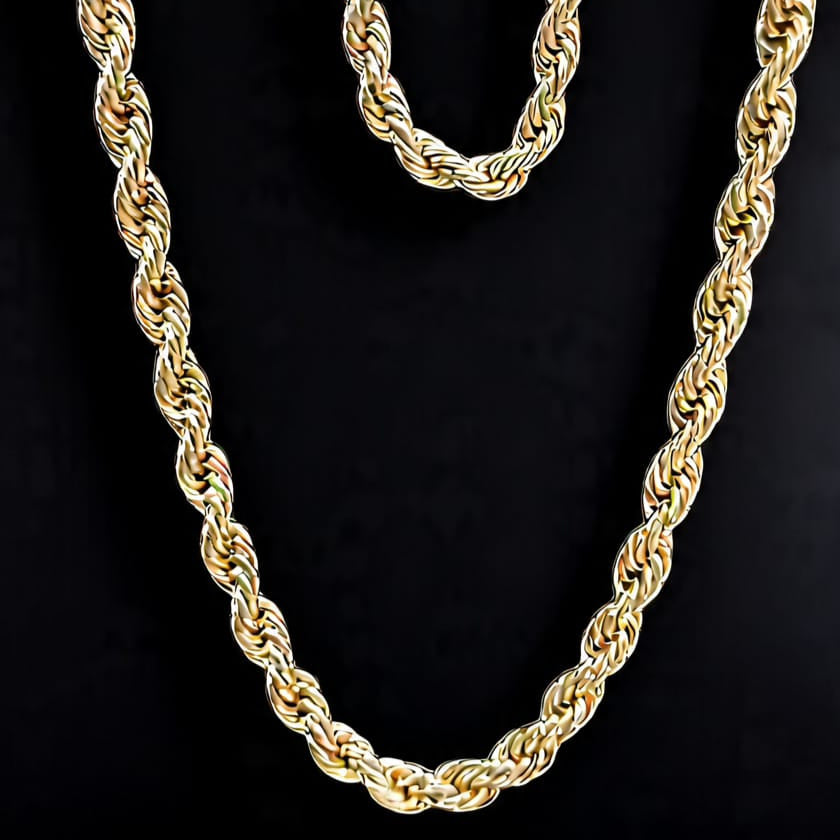 Rope chain and Bracelet gold edition
